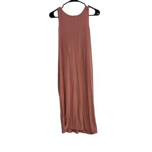 FOREVER21+ sleeveless body-con rust colored maxi dress 3X